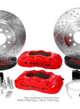 Baer Sport Baer Pro 13.5" Front Brake System Black for Jeep Wrangler JL 2018-2022, Gladiator JT 2019-2022                                     - 4401005B - Image 3