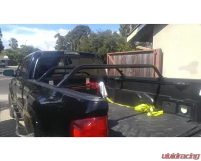 Heavy Metal Off-Road Bare Steel Bed Bar 9 Inch Pair Toyota Tacoma 2005-2020 - HMORBB05