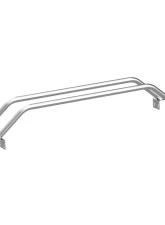 Heavy Metal Off-Road Bed Bar 9-Inch Bare Steel Pair Jeep Gladiator 2020-2021                                     - HMORBB21 - Image 2