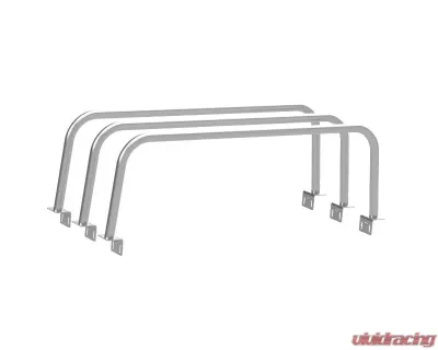 Heavy Metal Off-Road Bed Bar 19-Inch Bare Steel 3-Set Jeep Gladiator 2020-2021 - HMORBB25