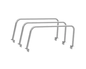 Heavy Metal Off-Road Bed Bar 24-Inch Bare Steel 3-Set Jeep Gladiator 2020-2021