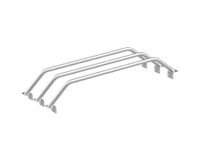 Heavy Metal Off-Road Bed Bar 9-Inch Bare Steel 3-Set Toyota Tundra 2014-2021