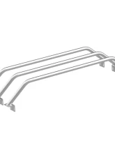 Heavy Metal Off-Road Bed Bar 9-Inch Bare Steel 3-Set Toyota Tundra 2014-2021                                     - HMORBB31 - Image 3