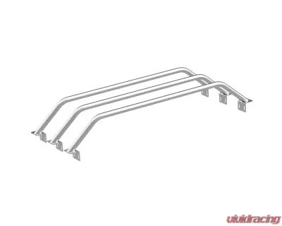 Heavy Metal Off-Road Bed Bar 9-Inch Bare Steel 3-Set Toyota Tundra 2014-2021 - HMORBB31