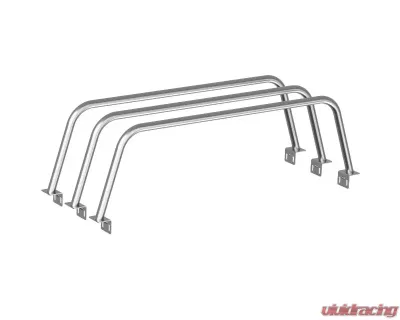 Heavy Metal Off-Road Bed Bar 19-Inch Bare Steel 3-Set Toyota Tundra 2014-2021 - HMORBB34