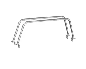 Heavy Metal Off-Road Bed Bar 23-Inch Bare Steel Pair Toyota Tundra 2014-2021