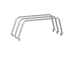 Heavy Metal Off-Road Bed Bar 23-Inch Bare Steel 3-Set Toyota Tundra 2014-2021