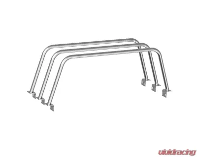Heavy Metal Off-Road Bed Bar 23-Inch Bare Steel 3-Set Toyota Tundra 2014-2021 - HMORBB37