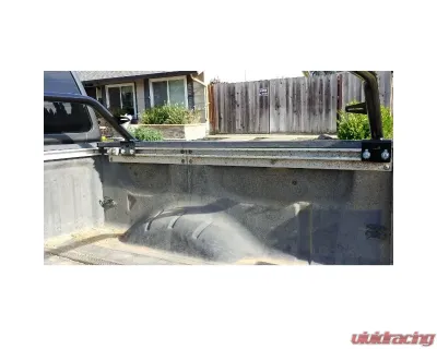 Heavy Metal Off-Road Bed Bar 9-Inch Bare Steel Pair Nissan Titan 2004-2015 - HMORBB42