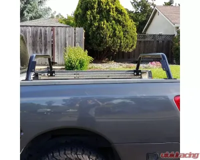 Heavy Metal Off-Road Bed Bar 9-Inch Bare Steel 3-Set Nissan Titan 2004-2015 - HMORBB43