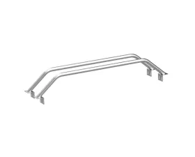 Heavy Metal Off-Road Bed Bar 9-Inch Bare Steel Pair Nissan Titan 2016-2021