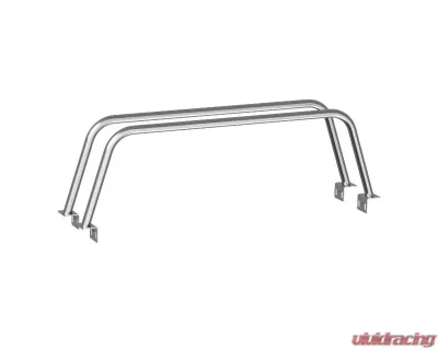Heavy Metal Off-Road Bed Bar 19-Inch Bare Steel Pair Nissan Titan 2016-2021 - HMORBB54