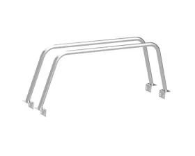 Heavy Metal Off-Road Bed Bar 23-Inch Bare Steel Pair Nissan Titan 2016-2021