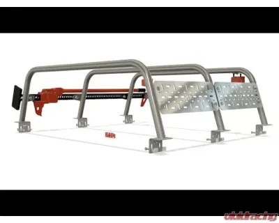 Heavy Metal Off-Road Soft Topper Bed Bar 21-Inch Bare Steel Pair Toyota Tacoma 2005-2021 - HMORBB60