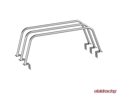 Heavy Metal Off-Road Soft Topper Bed Bar 21-Inch Bare Steel 3-Set Toyota Tacoma 2005-2021 - HMORBB61