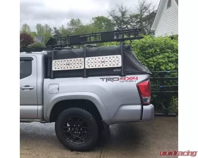 Heavy Metal Off-Road Soft Topper Bed Bar 21-Inch Bare Steel 3-Set Toyota Tacoma 2005-2021 - HMORBB61