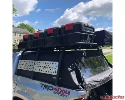 Heavy Metal Off-Road Soft Topper Bed Bar 21-Inch Bare Steel 3-Set Toyota Tacoma 2005-2021 - HMORBB61