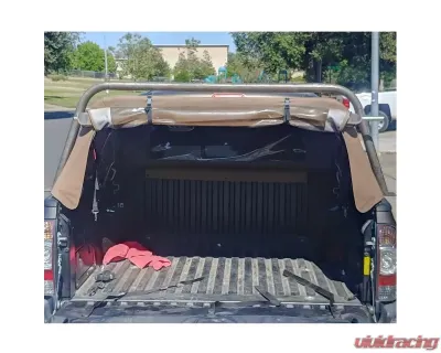 Heavy Metal Off-Road Soft Topper Bed Bar 21-Inch Bare Steel 3-Set Toyota Tacoma 2005-2021 - HMORBB61