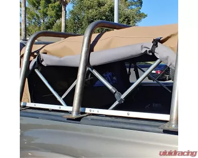 Heavy Metal Off-Road Soft Topper Bed Bar 21-Inch Bare Steel 3-Set Toyota Tacoma 2005-2021 - HMORBB61