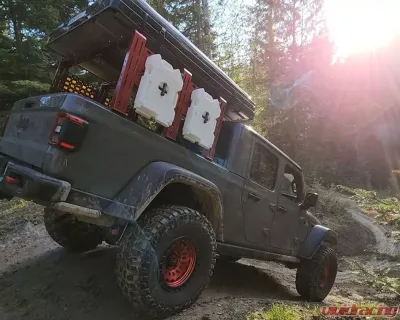 Heavy Metal Off-Road Gladiator Rock-It Overlanding Rack 24" 20-22 Steel Jeep Gladiator 2020-2022 - HMORMR02