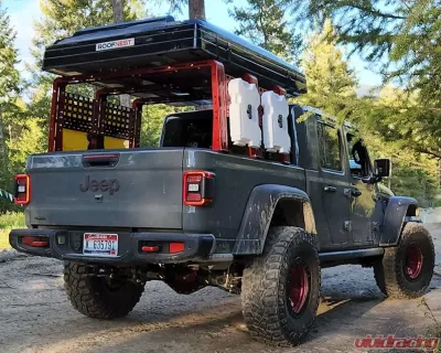 Heavy Metal Off-Road Gladiator Rock-It Overlanding Rack 24" 20-22 Steel Jeep Gladiator 2020-2022 - HMORMR02