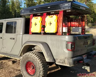 Heavy Metal Off-Road Gladiator Rock-It Overlanding Rack 24" 20-22 Steel Jeep Gladiator 2020-2022 - HMORMR02