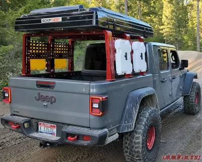 Heavy Metal Off-Road Gladiator Rock-It Overlanding Rack 24" 20-22 Steel Jeep Gladiator 2020-2022 - HMORMR02