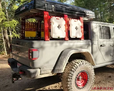 Heavy Metal Off-Road Gladiator Rock-It Overlanding Rack 24" 20-22 Steel Jeep Gladiator 2020-2022 - HMORMR02