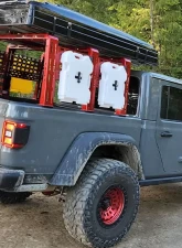 Heavy Metal Off-Road Gladiator Rock-It Overlanding Rack 24" 20-22 Steel Jeep Gladiator 2020-2022                                     - HMORMR02 - Image 10