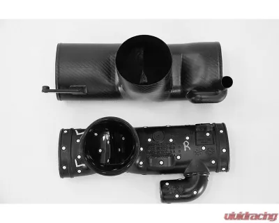 VelocityAP 5.0 V8 Stock MAF Carbon Fiber Intake Center Section - VEL-JAGUARFPACEINTAKE-CENTER-V8