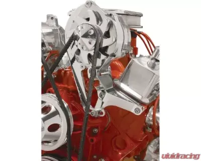 Billet Specialties Alternator Top Mount Bracket V-Groove SBC Long Water Pump - 11220