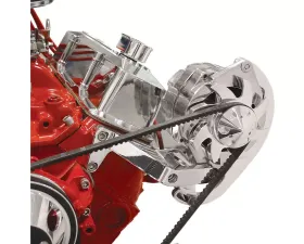 Billet Specialties Alternator Side Mount Bracket V-Groove SBC Long Water Pump