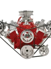 Billet Specialties Compressor (508) Side Mount Bracket V-Groove SBC Long Water Pump                                     - 11421 - Image 2