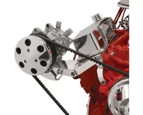 Billet Specialties Compressor (508) Side Mount Bracket V-Groove SBC Long Water Pump