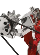 Billet Specialties Compressor (508) Side Mount Bracket V-Groove SBC Long Water Pump                                     - 11421 - Image 3