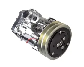 Billet Specialties Sanden SD-7 V-Groove Polished A/C Compressor
