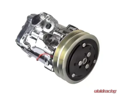 Billet Specialties Sanden SD-7 V-Groove Polished A/C Compressor - 12065