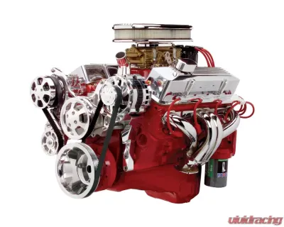 Billet Specialties Polished Tru Trac Serpentine System with A/C Small Block Chevrolet - 13120