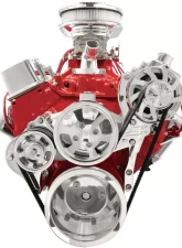 Billet Specialties Polished Tru Trac Serpentine System Small Block Chevrolet                                     - 13125 - Image 2