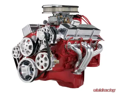 Billet Specialties Polished Tru Trac Serpentine System with Power Steering Small Block Chevrolet - 13225