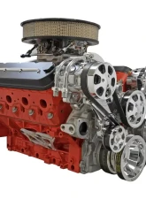 Billet Specialties Polished Premium Tru Trac Serpentine System with A/C & Power Steering Top Mount LS Chevrolet                                     - 13450P - Image 2