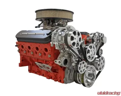 Billet Specialties Polished Premium Tru Trac Serpentine System with A/C & Power Steering Top Mount LS Chevrolet - 13450P