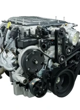 Billet Specialties Black Anodized Tru Trac Serpentine System with A/C & Power Steering LT4 Chevrolet                                     - BLK13500 - Image 2