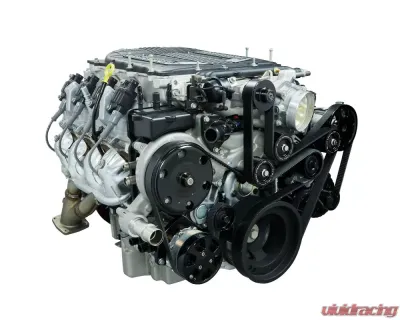 Billet Specialties Black Anodized Tru Trac Serpentine System with A/C & Power Steering LT4 Chevrolet - BLK13500