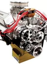 Billet Specialties Polished Premium Tru Trac Serpentine System with A/C & Power Steering Big Block Ford                                     - 14600P - Image 2