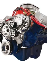 Billet Specialties Polished Premium Tru Trac Serpentine System with A/C & Billet Alternator Big Block Ford                                     - 14620A - Image 2