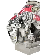 Billet Specialties Polished Premium Tru Trac Serpentine System with Billet Alternator FE Ford                                     - 14725A - Image 2