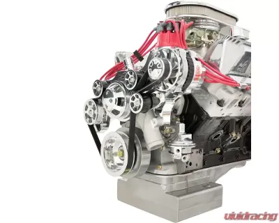 Billet Specialties Polished Premium Tru Trac Serpentine System with Billet Alternator FE Ford - 14725A