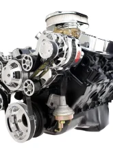 Billet Specialties Polished Premium Tru Trac Serpentine System with A/C & Billet Alternator Pontiac                                     - 14920A - Image 2