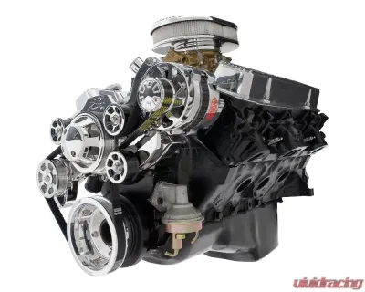 Billet Specialties Polished Premium Tru Trac Serpentine System with Billet Alternator Pontiac - 14925A